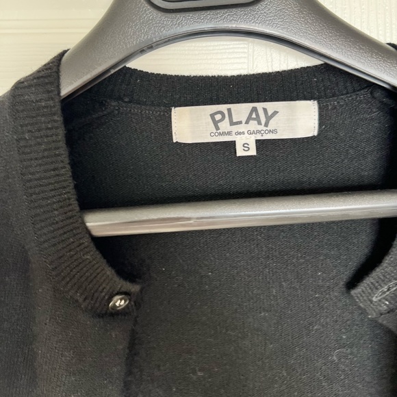 Comme Des Garçons Play Black Heart Patch Cardigan - Picture 4 of 8